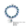 Perlé 8 mm 10 mm chanceux Fatima Blue Evil Eye Charms Bracelets Bracelets Perles turques Pseras pour les femmes Drop Liviling Jewelry Dhj0c