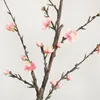 Decoratieve bloemen Silk Bruiloft Decoratie voor Party Branch Home Decor Fake Flower Plum Bossom Artificial