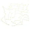 Wall Stickers 5 Sets Constellations Luminous Sticker Decals (Light Green)