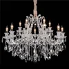 Meerosee Crystal Chandelier Light Luxury Maria Theresa 펜던트 램프 매달려 Lamparas Luster 실내 조명기구 조명기구 로비 거실