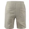 KB Mens Cotton Linen Shorts Pants Man Summer Breattable Solid Color Trousers Fitness Streetwear S3XL 240407