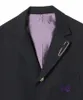 Vestes pour hommes Version de haut niveau Aigneaux hommes femmes Purple Stripe Butterfly broderie Awge Track Veste de vêtements d'extérieur Hip Hop Hop