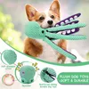 Movies TV Plush toy ATUBAN Squeaky Dog Toys Plush Dog Chew Toys for DogsStuffed Soft Durable Toys for Teething Interactive Stimulating Dog Toys 240407