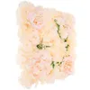 Flores decorativas Silk Rose Flower Panel de cenário Falsa Wall Decoration Board Floral