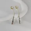 Boucles d'oreilles à étalons de style simple goutte de gland pour femmes