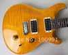 24 Privat lager Paul Smith Yellow Flame Maple Top Electric Guitar White Pearl Birds Inlay Tremolo Bridge Whammy Bar1766129