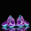 Спортивная открытая мода Purple Boys and Girls Basketball Sneakers Толкие подошвы без скольжения высококачественная детская баскетбольная обувь 240407