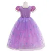 Princess Purple Square Girl's Birthday/Party Dresses Girl's Pageant Dresses Flower Girl Dresses Girls Everyday Skirts Kids' Wear SZ 2-10 D407261