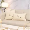 Designer Decorative Oreiller Fashion Lettre de la lettre 30 * 50 45 * 45 50 * 50 coussin coussins de luxe Home décorer pour la lit