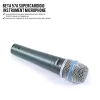 Microphones de qualité supérieure cardioïde bêta57a Instrument professionnel Dynamique Microphone Tambour pour Shure Beta 57A 57 micro-microfone pour Shuer