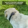 Hondenkragen Uitgebroken kraagkraag waterdichte faux leer met GPS -locatie verstelbare lengte voor airtag stijlvolle eenvoudige installatie