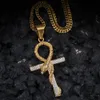 Der Bling King Custom Serpentine Anka Halsketten Hip Hop voll vereis
