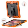 Per iPad Pro 12,9 pollici Case regolabile Cover tablet Copertura silicone PC ibrido Rugged Resputt Shock Kids Safe Case con spalline cinghia+Film per animali