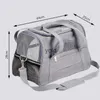 Cat Carriers Crates Houses New pet bag style cat dog outing crossbody breathable car H240407