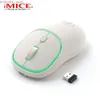 MICE Gamer sem fio mouse silencioso 1600 dpi para macbook tablet laptop pc ratos bluetooth recargável 2.4g mouse y240407