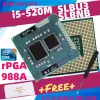 Pads Core I5 580m 560m 540m 520m 480m 430m 450m 460m Dualcore Laptop Cpu Socket G1 Pga988 Hm55 Hm57 Qm57 Processor