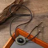 Bolo Krawatten Herren American Bolo Krawatte Punk Vintage Cowboy Hut Leder Seil Eagle Vogel Krawatte H7EF 240407