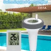 Gauges FanJu Digital Wireless Indoor Outdoor Floating Pool Thermometer Swimming Pool Bath Water Spas Aquariums Temp Monitor Time Clock