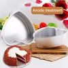 Baking Moulds 3/6/8 Inch Heart Shape Cake Mold Aluminium Alloy Reusable DIY Mousse Pastry Mould Pan Valentine Kitchen Accessory