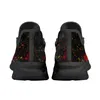 Chaussures décontractées de style instantarts dames plate-forme légère plate plate dentaire sombre et étoilé ciel design femmes baskets en mesh 2024