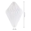 Lâmpadas de mesa papel lustre lustre de abajur de origami lanterna tonalidade de estilo prega nórdica Luz para quarto de jantar