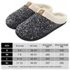 Scarpe casual unisex Slifori peluche caldi peli