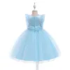 Bright White Pink Blue Champagne Jewel Girl's Birthday/Party Dresses Girl's Pageant Dresses Flower Girl Dresses Girls Everyday Skirts Kids' Wear SZ 2-10 D406241