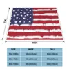 毛布スプレー塗装アメリカ旗到着ファッションレジャーウォームフランネルブランケットペイントドリップコーヒーアメリカ