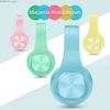 Telefon komórkowy słuchawki Nowe przybycie Macaron Colors stereo audio mp3 zestaw słuchawkowy Bluetooth bezprzewodowy słuchawki słuchawki SD Karta SD z mikrofonem odtwarzanie 20 godzin Y240407