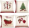 Kussen Kerstmisdecoratie Woonkamer Bandbekleding Huiskisten Cojines 60x60 Funda