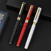 Fountain Pens Business Black Metal Signature Pen Set Advertentie Geschenkneutrale juweel H240407