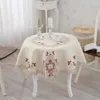 Table Cloth Tablecloth Embroidery Flower Dining Room Tea Covers Christmas Home Page