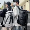 Borse per la scuola Design Multi Function UNISEX Fitness Backpack Waterpack Workout Duffel Travel Sports Gym Bag con scompartimento di scarpe