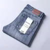 Мужские джинсы Бизнес Мужские мужские повседневные прямые модные классические голубые джинсовая одежда мужская одежда Wthinlee Brand Clothing Размер 28-40L2403