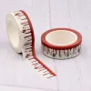 Band 2022 Neue 10pcs/Los 15mm*10 m Halloween Blood Handabdruck Dekorative Knochen Washi Tape Scrapbooking Masking Tape School Office Supply 2016