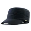 Ball Caps hiver Big Head Mens grande taille en laine Polyester à chapeau plat militaire plus 55-60 cm 60-65 cm Q240403