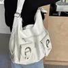 Shoulder Bags Women Vintage Bag Fashion Soft Satchel Multiple Pockets Retro Tote Handbag Top Handle School Work Backpack