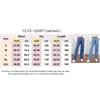 Pantalon féminin Jeans Vintage Stretch Washed Denim Fashion polyvalent haute taille droite Streetwear Casual Casual Ligne