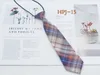 Neckband Kvinnor Plaid JK Ties Japanese Style Neck Tie för JK Uniform Söta slipsar Surs gravatas Sweet Simple Lazy Person Student Boys Tie 240407