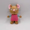 أفلام TV Toy Toy جديدة 22-30 سم 4pcs/مجموعة Pip و Posy Plush Toys Soft Stuffed Arbbit Mouse Mouse Dolls Gift For Kids Boys Girls 240407