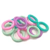 SOOTHERS TEETHERS SILE TEHING RING RING FOOD GRADE TEELER BEADS for PendantネックレスDIYチュ​​ージュエリーおもちゃを落とすdhdrk