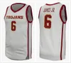 USC NCAA Trojans baskettröjor 6 Bronny James Jr. Men Women Youth College Sports Shirt