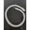 Famous Big 22 pouces Cuban Link 18 mm Sliver Iced Out Cuban Chain pour hommes femmes