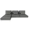 Tampa de cadeira Crusja Couch Cover para Soderhamn Sofá de 3 assentos com sala de estar com almofada de almofada