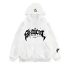 Designer herrtröjor tröjor gata casual mångsidig harajuku stil dragkedja tröja gotisk rock överdimensionerad hoodie