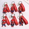 Moda Çizgi Film Karakter Keychain Kauçuk ve Sırt Çantası Takı Anahtar Yüzük Anahtarlık 083649