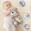 Movies TV Plush toy Breathing Otter Baby Sleep and Playmate Otter Musical Stuffed Plush Toy with Light Sound Newborn Sensory Comfortable Baby Gifts 240407