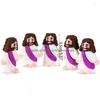 Decorative Objects & Figurines 24Pcs Mini Figure Decorations For Indoor And Outdoor Easters Miniature Drop Delivery Home Garden Decor Dhwdg