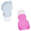 Storage Bottles 2 Pcs Bottled Travel Liquid Container Refillable Small Dispenser Toiletry Silicone Lotion Pp Supple Supplies
