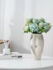 Vases décoratives pour les fleurs Décoration de vase à fleurs modernes décor de salle à la maison décor